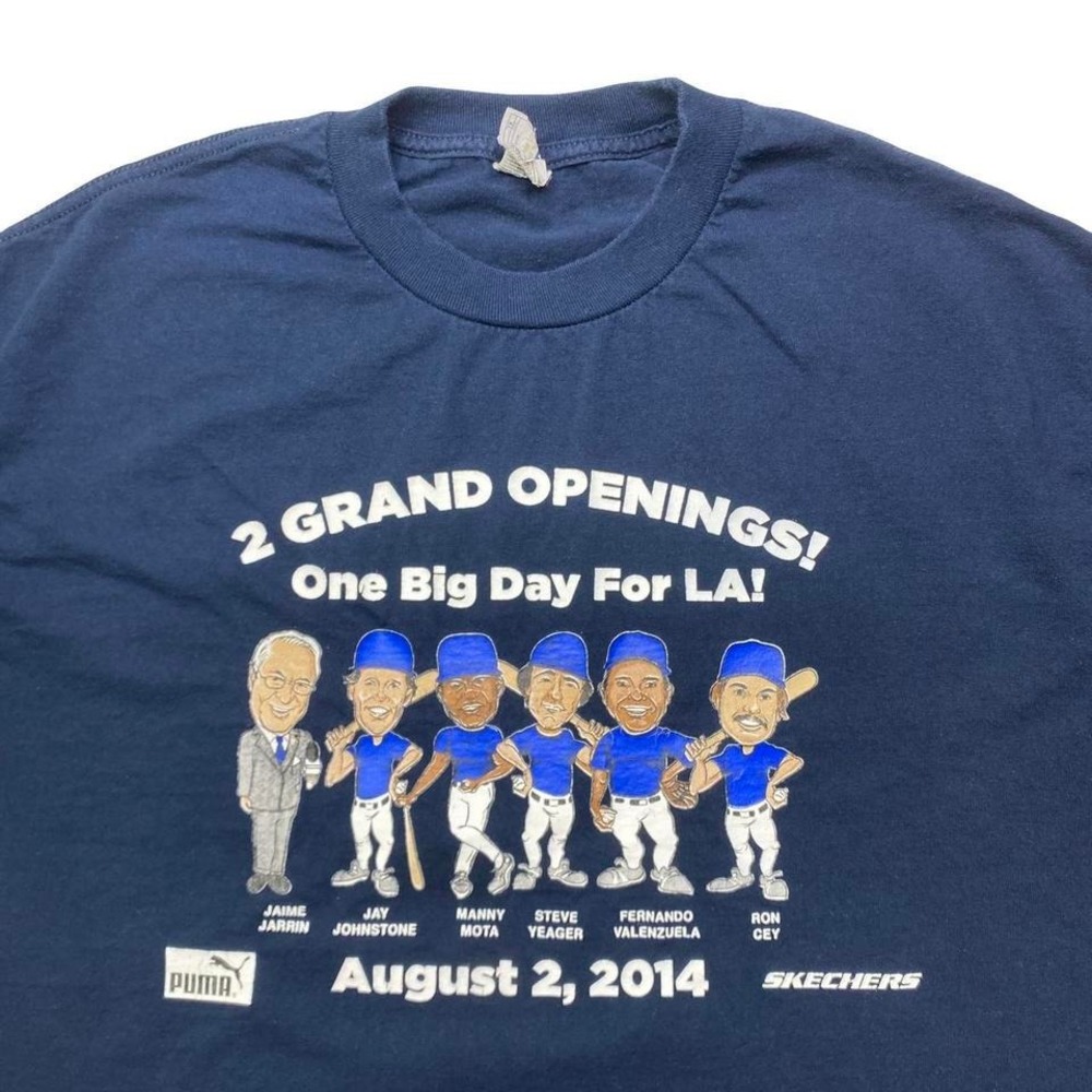 2014 LA Dodgers baseball promo shirt